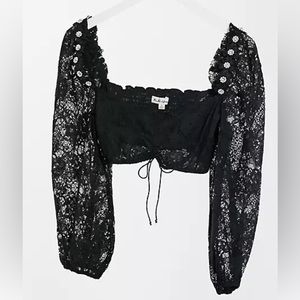 For Love and Lemons Lafayette Crop Top